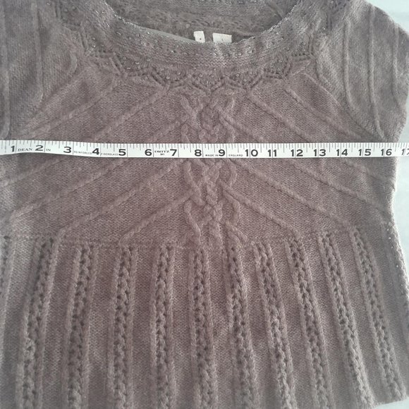 Anthropologie Moth crop sweater Size L New with Tags - Picture 7 of 11